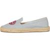 Soludos Women’s Smoking Slipper Espadrille Loafer(Allora Amore/Dolphin Blue)