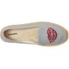 Soludos Women’s Smoking Slipper Espadrille Loafer(Allora Amore/Dolphin Blue)