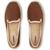 Soludos Women’s Smoking Slipper Espadrille Loafer(Brown/Light Pink)
