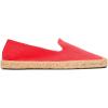 Soludos Women’s Smoking Slipper Espadrille Loafer(Cayenne Red)