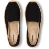 Soludos Women’s Smoking Slipper Espadrille Loafer(Noche Black)