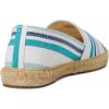 Soludos Women’s The Original Dali Espadrilles(Green/Teal Beach Stripe)