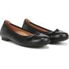 Vionic Women’s Amorie Skimmers Ballet Flat(Black Leather)