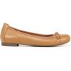 Vionic Women’s Amorie Skimmers Ballet Flat(Camel Leather)