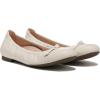 Vionic Women’s Amorie Skimmers Ballet Flat(Cream Wavy)