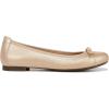Vionic Women’s Amorie Skimmers Ballet Flat(Gold Shimmer Embroidered Leather)