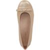 Vionic Women’s Amorie Skimmers Ballet Flat(Gold Shimmer Embroidered Leather)