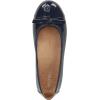 Vionic Women’s Amorie Skimmers Ballet Flat(Navy Crinkle Patent)