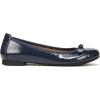 Vionic Women’s Amorie Skimmers Ballet Flat(Navy Crinkle Patent)