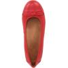 Vionic Women’s Amorie Skimmers Ballet Flat(Red Leather)