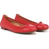Vionic Women’s Amorie Skimmers Ballet Flat(Red Leather)