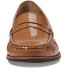 Womens Genuine Leather Comfort Slip on Penny Loafers(Camel Soft Patent)