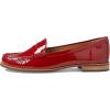 Womens Genuine Leather Comfort Slip on Penny Loafers(Campari Patent)