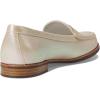 Womens Genuine Leather Comfort Slip on Penny Loafers(Opal Glow Grainy)