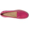 Womens Genuine Leather Comfort Slip on Penny Loafers(Passion Pink Svelte Patent)