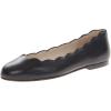 French Sole FS/NY Women’s Jigsaw Ballet Flat(Black Leather)