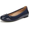 Navy Crinkle Patent