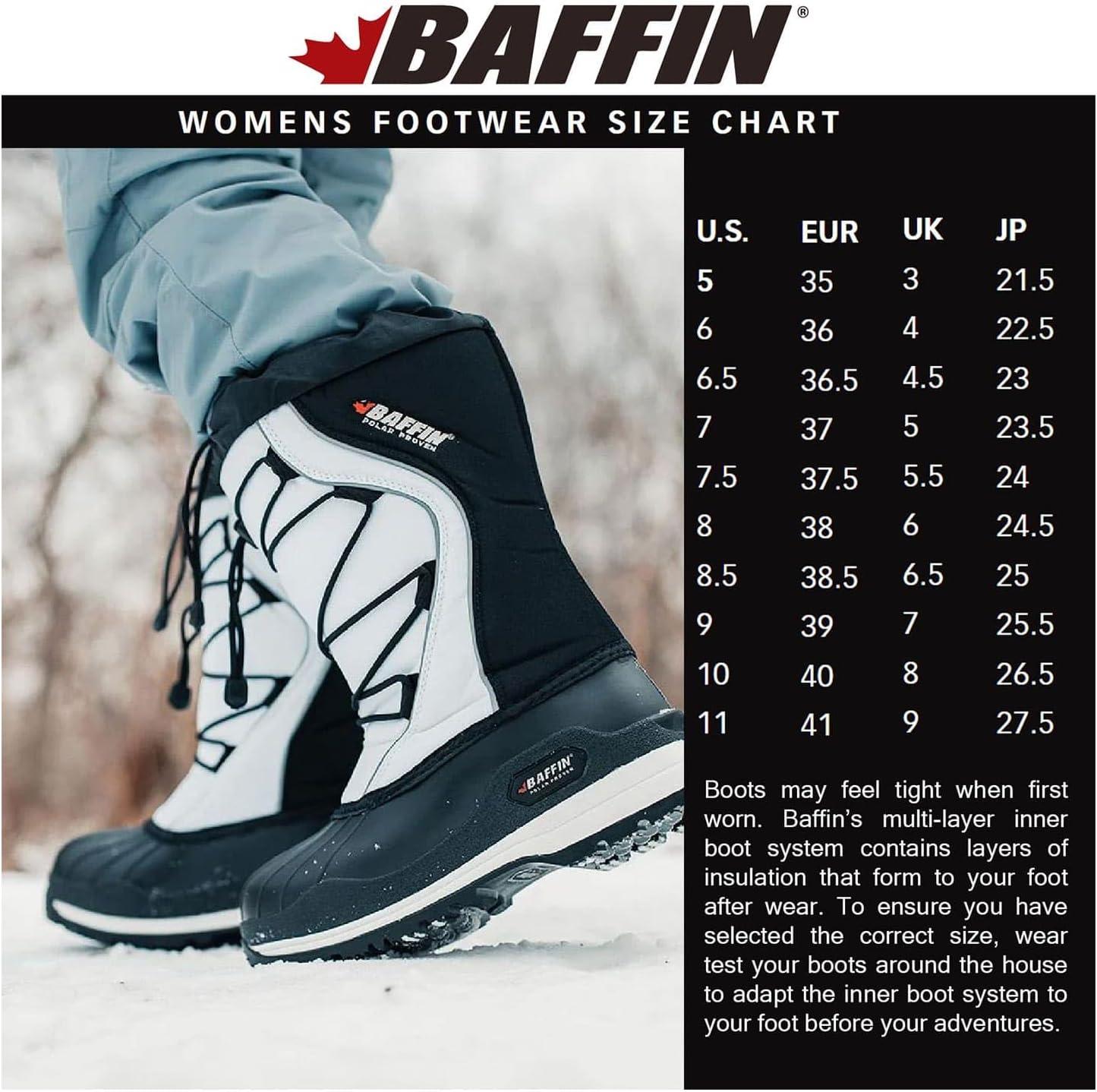 imageBaffin Chloe Womens Boots Mid Height for snowcovered terrainsCoastal Grey