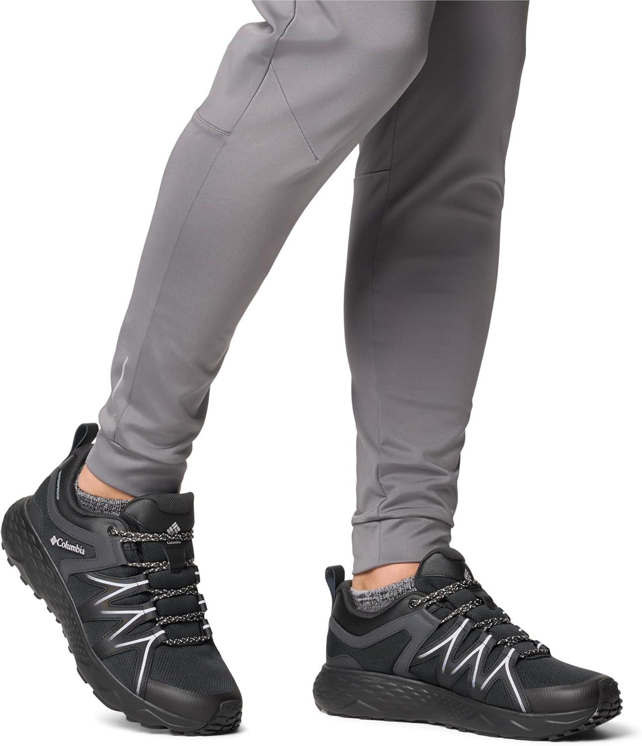 imageColumbia Mens Landroamer Explorer Waterproof Nubuck Hiking BootBlack Silver Grey