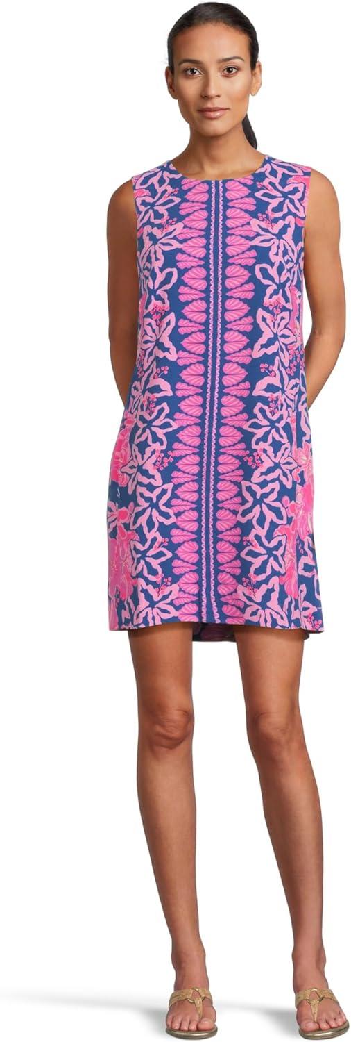 imageLilly Pulitzer Womens Edita ShiftStarlight Navy OnceFloral Engineered