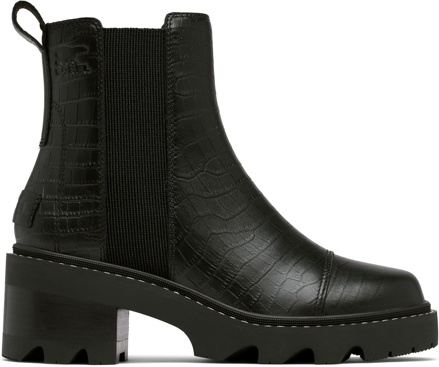 imageSOREL Womens Joan Now Chelsea BootBlackTawny Buff