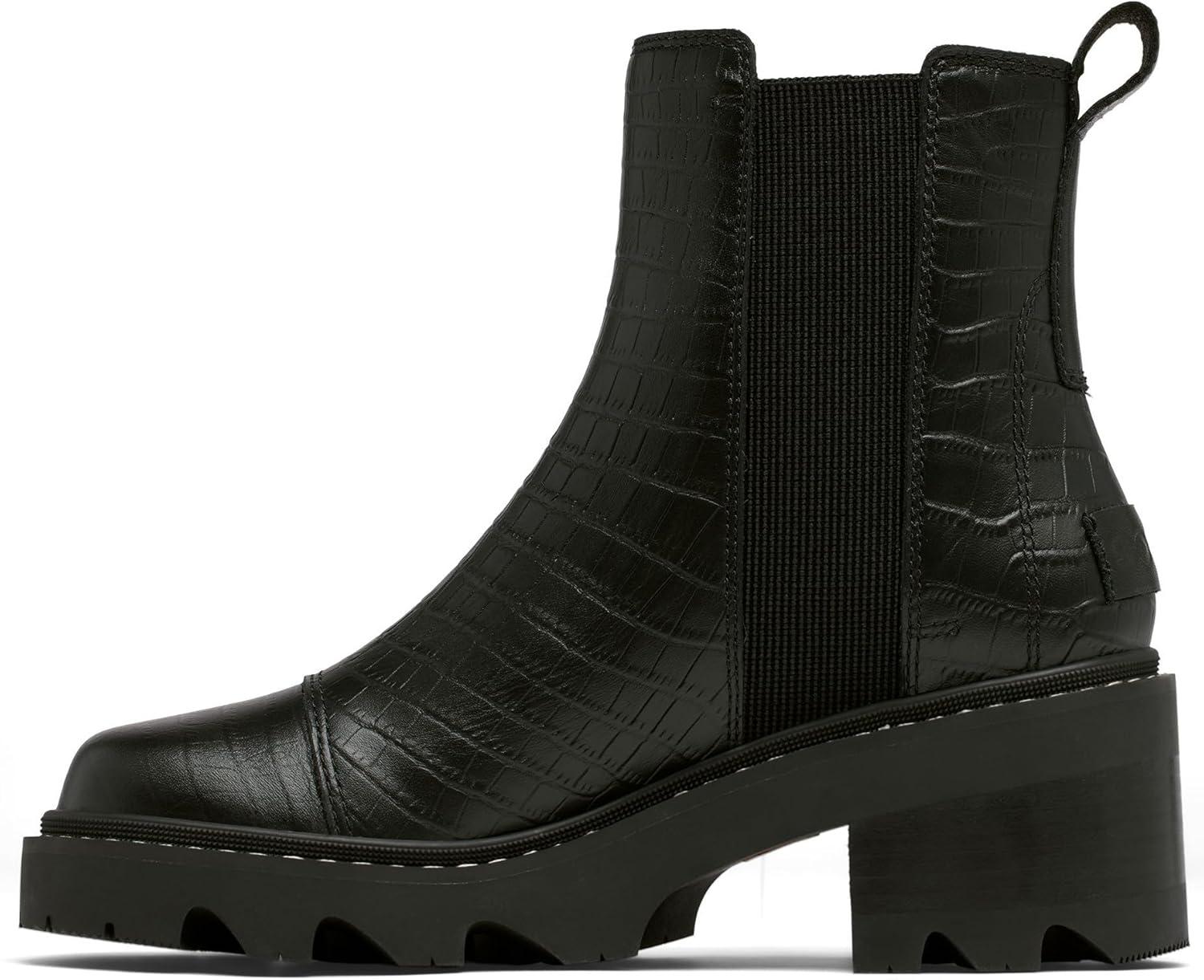 imageSOREL Womens Joan Now Chelsea BootBlackTawny Buff
