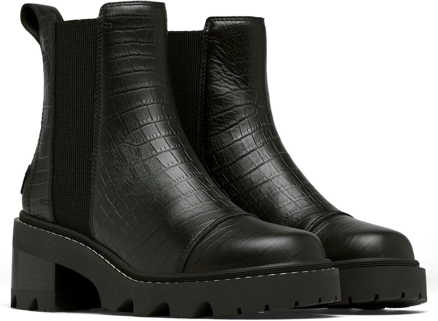 imageSOREL Womens Joan Now Chelsea BootBlackTawny Buff