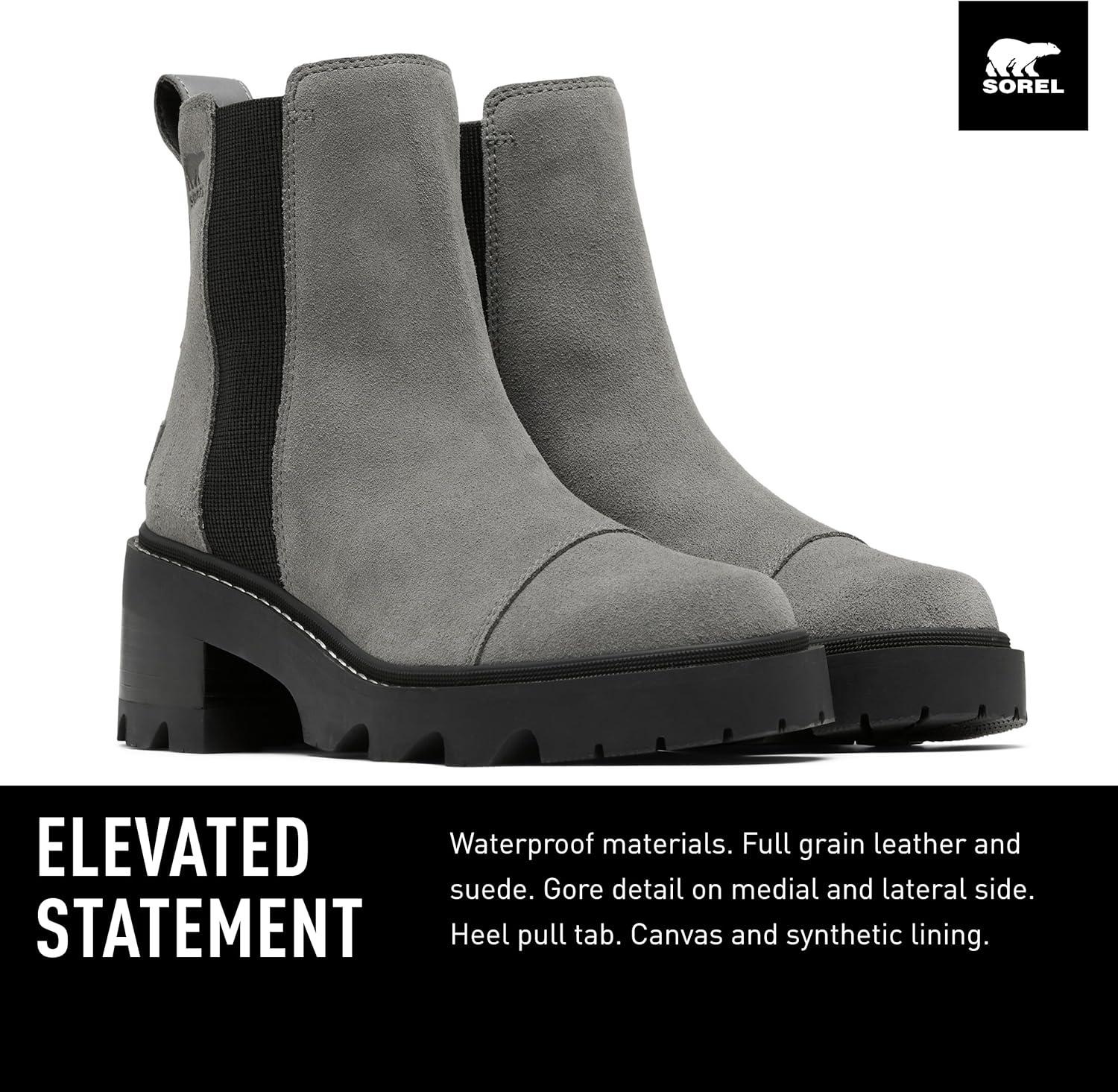 imageSOREL Womens Joan Now Chelsea BootQuarry Black