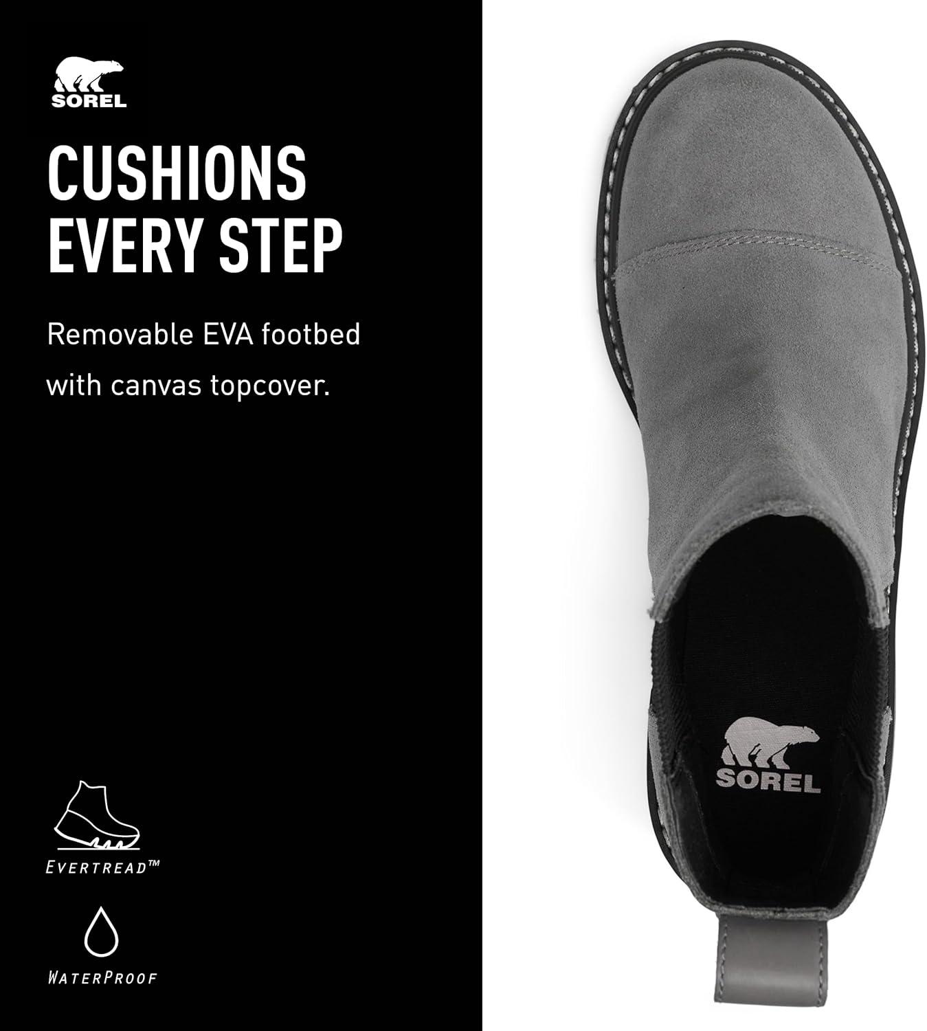 imageSOREL Womens Joan Now Chelsea BootQuarry Black