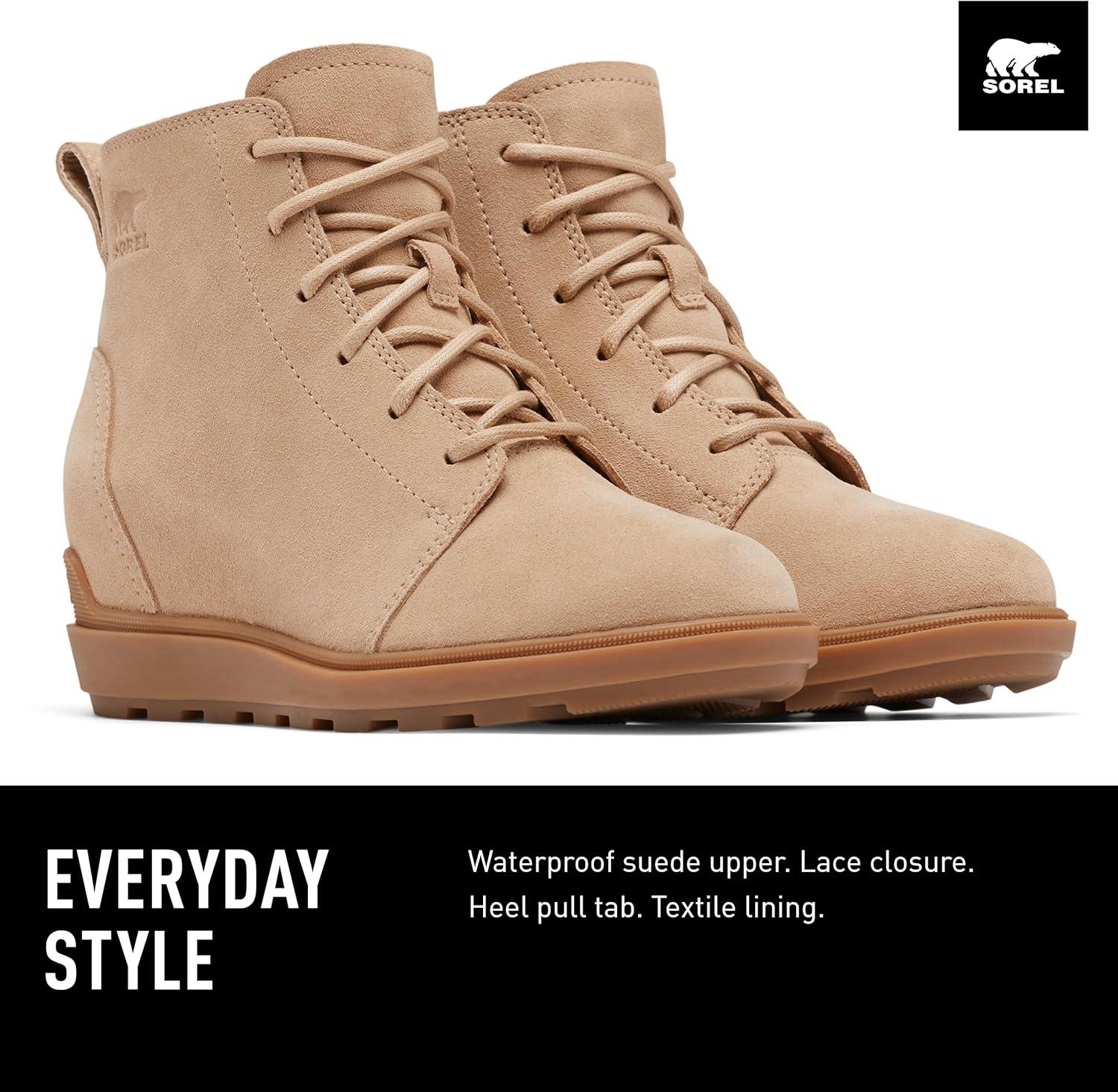 imageSorel Womens Evie II LaceCanoe Gum 2