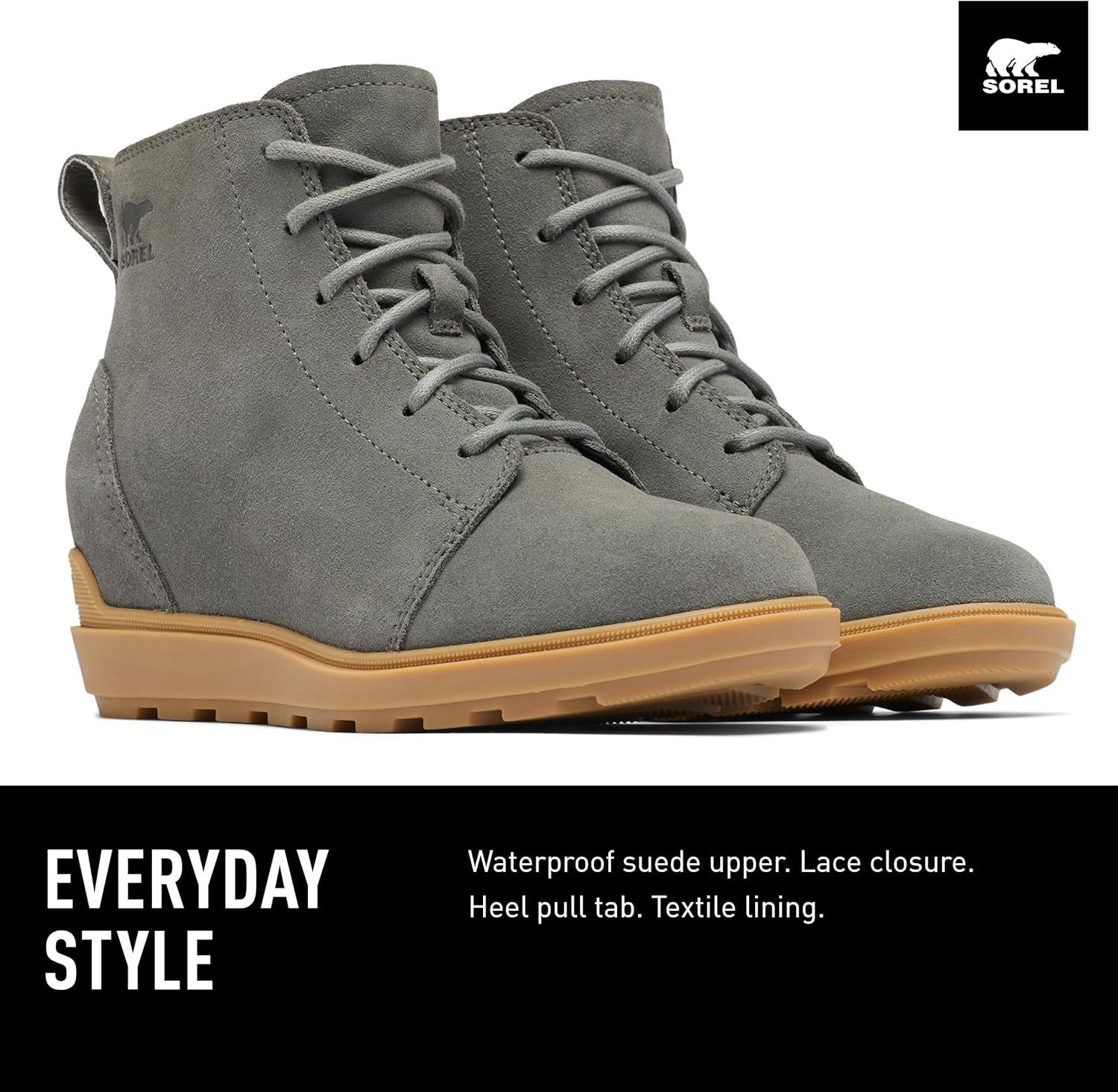 imageSorel Womens Evie II LaceQuarry Gum 17