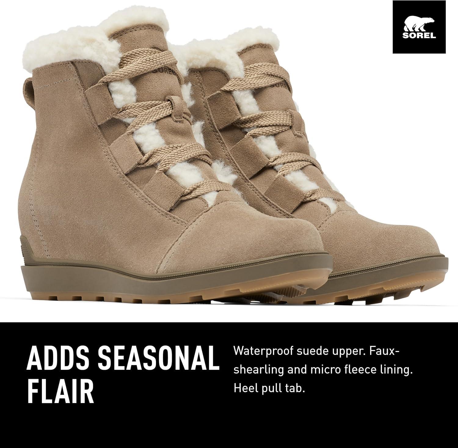 imageSorel Womens Evie ll Cozy BootOmega Taupe Wet Sand