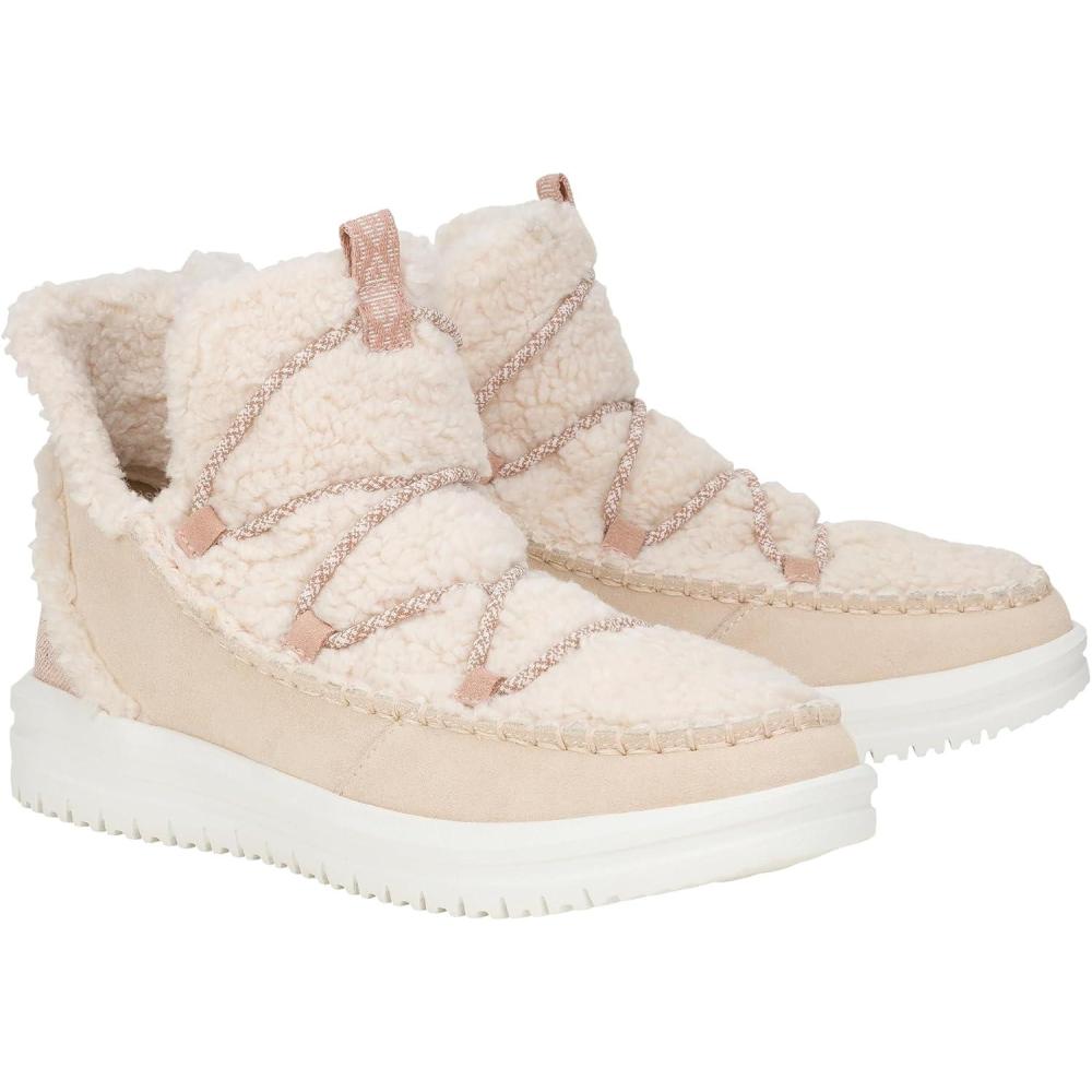 imageHey Dude Womens Camden Suede Cozy Ankle BootTan