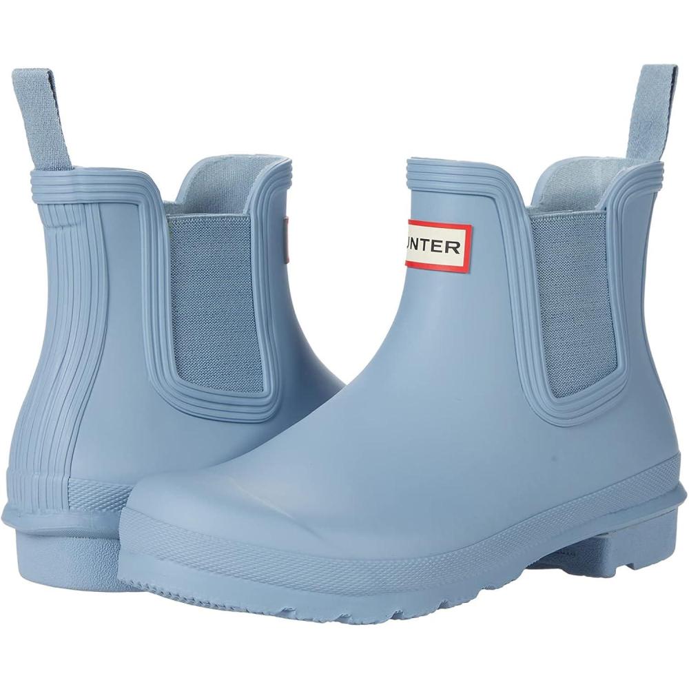 imageHunter Womens Original Chelsea Rain BootBlue Stem