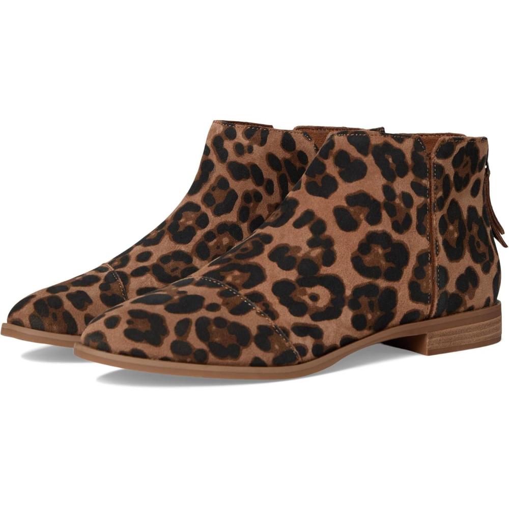 imageTOMS Womens Rylie Ankle Casual Boots Ankle Low Heel 12quot  GreyBrown Sugar