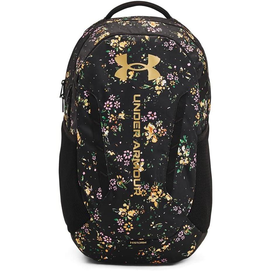 imageUnder Armour UnisexAdult Hustle 60 Backpack 410 Midnight NavyMidnight NavyMetallic Silver One Size Fits Most004 Black Black Metallic Gold