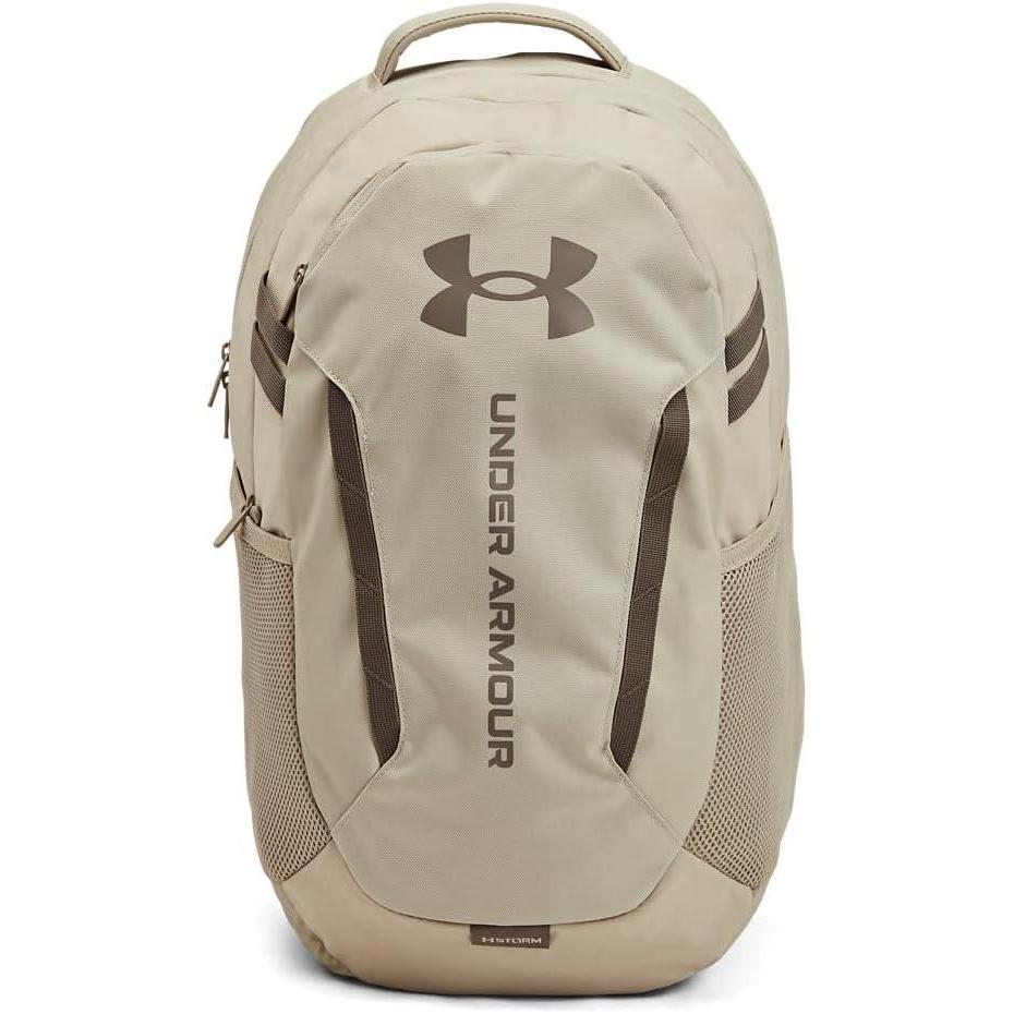 imageUnder Armour UnisexAdult Hustle 60 Backpack 410 Midnight NavyMidnight NavyMetallic Silver One Size Fits Most289 Khaki Base  Khaki Base  Taupe Dusk