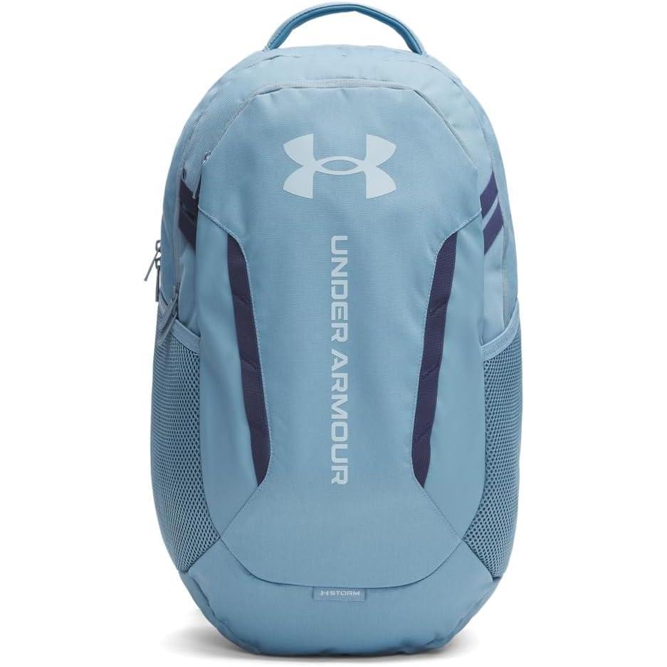 imageUnder Armour UnisexAdult Hustle 60 Backpack 410 Midnight NavyMidnight NavyMetallic Silver One Size Fits MostBlue SmokeBlue SmokeBlue Calm