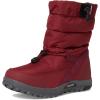 Baffin Women’s CLOUD LOW Waterproof Breathable Lightweight Winter Slip-Resistant Mid-High Boots for Hiking & Casual Wear(Crimson Red)