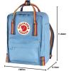 Fjällräven Kånken Rainbow Mini Warm Yellow/Rainbow Pattern One Size(Air Blue/Rainbow Pattern)
