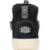 Hey Dude Women’s Camden Suede Cozy Ankle Boot(Black)