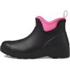 Hunter womens Play Chelsea Neoprene Boots(Black/Highlighter Pink)