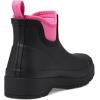 Hunter womens Play Chelsea Neoprene Boots(Black/Highlighter Pink)