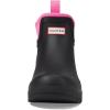 Hunter womens Play Chelsea Neoprene Boots(Black/Highlighter Pink)