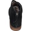 TOMS Womens Rylie Ankle Casual Boots Ankle Low Heel 1-2″ – Grey(Black Suede)