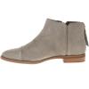 TOMS Womens Rylie Ankle Casual Boots Ankle Low Heel 1-2″ – Grey(Grey)
