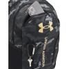 Under Armour Unisex-Adult Hustle 6.0 Backpack, (410) Midnight Navy/Midnight Navy/Metallic Silver, One Size Fits Most((001) Black / Black / Metallic Gold)