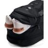 Under Armour Unisex-Adult Hustle 6.0 Backpack, (410) Midnight Navy/Midnight Navy/Metallic Silver, One Size Fits Most((003) Black / Black / Black)