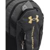 Under Armour Unisex-Adult Hustle 6.0 Backpack, (410) Midnight Navy/Midnight Navy/Metallic Silver, One Size Fits Most((005) Black Full Heather / Black / Metallic Gold)