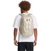 Under Armour Unisex-Adult Hustle 6.0 Backpack, (410) Midnight Navy/Midnight Navy/Metallic Silver, One Size Fits Most((110) Summit White / / Taupe Dusk)